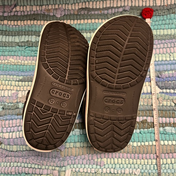 Crocs size 12/13 black and white clogs(2 pair, sold separate) - Picture 3 of 7